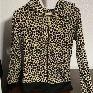 Leopard print hoodie